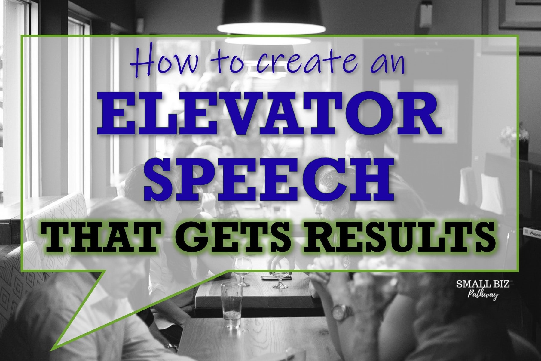 elevator speech builder