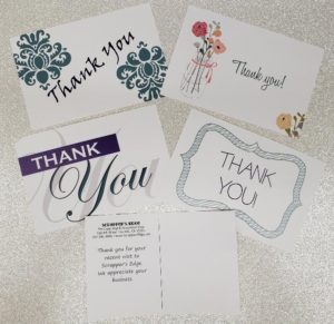 Wow your customers with Thank You Cards