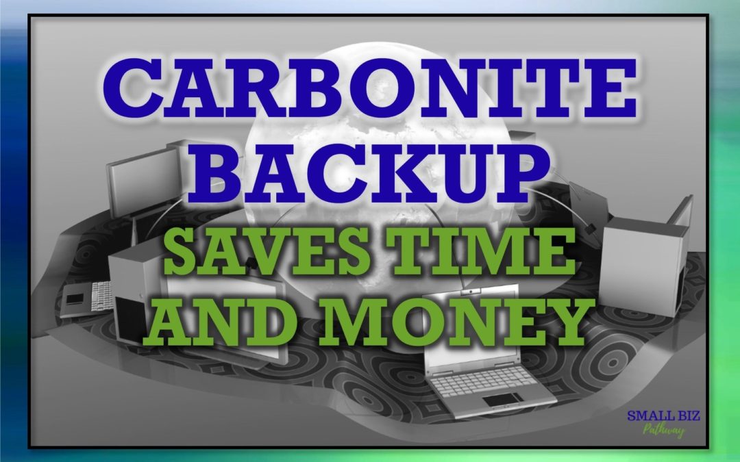 carbonite backup to local drive